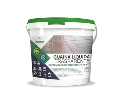 GUAINA LIQUIDA TRASPARENTE - protettivo idrorepellente trasparente per uso esterno (5 LT)