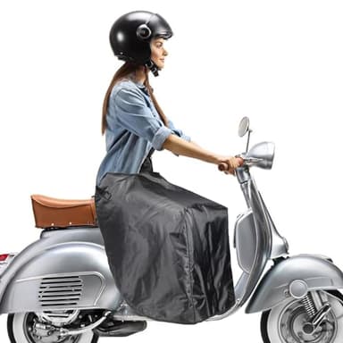 Coprigambe per Scooter Coprigambe Scooter Universale, Coperta Scooter Gambe Impermeabile alla Pioggia, Antifreddo e Tiene Caldo Regolabile per Scooter e Moto