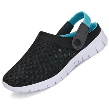 Sandali da Spiaggia Antiscivolo Pantofole Estate Traspirante Ciabatte Outdoor Zoccoli e Sabot per Uomo Donna Blu 42