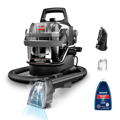 BISSELL SpotClean HydroSteam, Lavatappeti, Pulitore a Vapore con Tecnologia HydroSteam, Lava Tappezzeria per Tappeti, Auto, Divani, Moquette, Materassi e Altro, Potente Motore da 1000W, 3689N