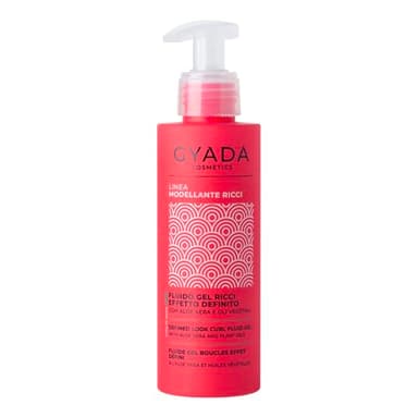 GYADA COSMETICS, Fluido Gel Modellante Capelli Ricci e Mossi, Effetto Definito, 98% Ingredienti Naturali, Azione Disciplinante e Anticrespo, Aloe Vera e Oli di Argan, Cocco e Lino, 150 ml