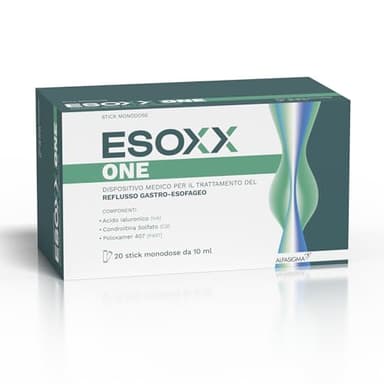 Esoxx One, Dispositivo Medico ad Azione Meccanica che Consente di Ridurre Rapidamente i Sintomi Correlati al Reflusso Gastro-Esofageo, 20 Bustine Orosolubili