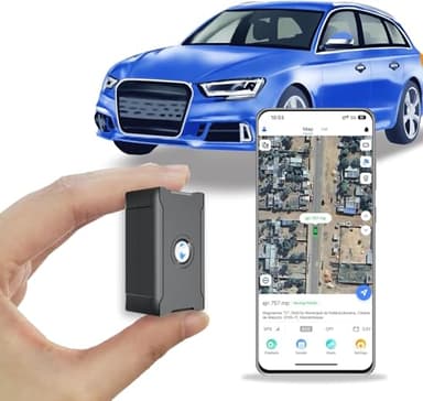 Localizzatore GPS per veicoli, auto, bambini, cani, moto, GPS Tracker Per Auto, batteria ricaricabile 6000mAh, geo-recinzione, antifurto remoto (S20-SIM included)