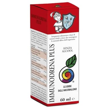 Le Erbe dell'Arcobaleno Integratore per Bambini, Difese Immunitarie, Sciroppo Frutti di Bosco, 100 ml, dai 3 Anni