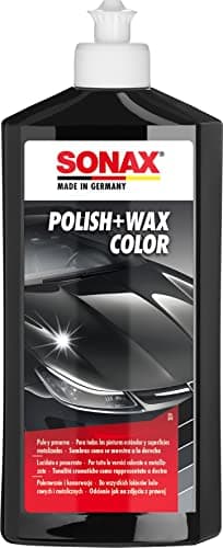 SONAX Polish+Wax Color black (500 ml) polish con pigmenti colorati e componenti in cera | Art. N. 02961000-820
