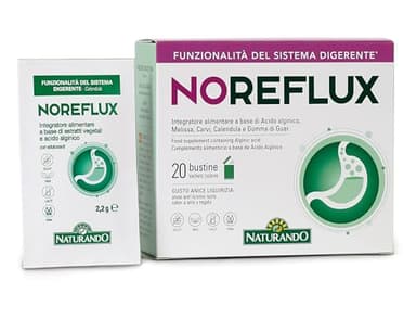 Naturando Noreflux 20 Bustine. Rimedio Naturale contro I Ritorni Acidi