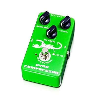 JOYO Dynamic Compressione Pedal Ricreazione a basso rumore Compressore Ross classico per chitarra elettrica e basso - True Bypass (JF-10)