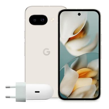 Google Pixel 9a – Smartphone Android sbloccato con fotocamera AI, batteria che dura tutto il giorno e funzioni di sicurezza avanzate – grigio creta, 128GB + Charger