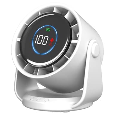 Ventilatore da Tavolo, 100 Velocità ventilatore portatile potente, Raffreddamento silenzioso, ventilatore da parete Inclinazione variabile a 105° Per Camera, Soggiorno, Cucina, Scrivania, Viaggiare