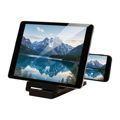 Lente di ingrandimento per telefono, amplificatore 3D ingrandito per smartphone, supporto pieghevole con HD, migliora film, video e lettura per una comoda visualizzazione a mani libere, 18 x