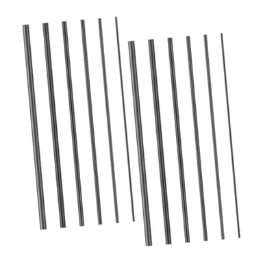 Alipis 12 Pezzi Kit Riparazione Canna Pesca Carbonio Inserto Carbonio Multi Misura per Riparazioni Lago e Carpfishing Connessione per Setup Personalizzato e Sensibilità Migliorata