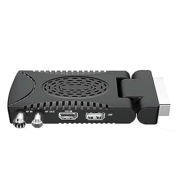 Decoder Digitale Terrestre, DVB-T3 Full HD, Ricezione Digitale, Supporta USB WiFi Multimedia PVR (Slim),HEVC H265