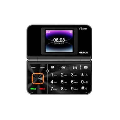 FROVOL V8 Pro Pieghevole Flip Phone 2g Senior Mobile Con Big & Dual Multilingue Supporto Torcia Dual Pulsanti, Sim E8b6 Standby