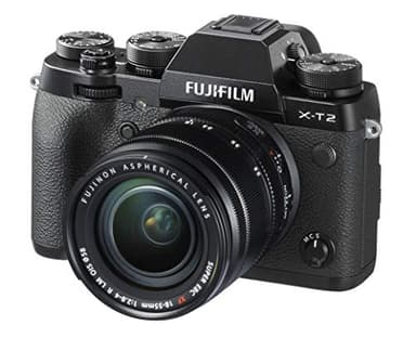 Fujifilm X-T2 Fotocamera digitale da 24 megapixel, Sensore X-Trans CMOS III APS-C, Mirino EVF 2,36MP, Schermo LCD 3" orientabile, Ottiche intercambiabili, Nero