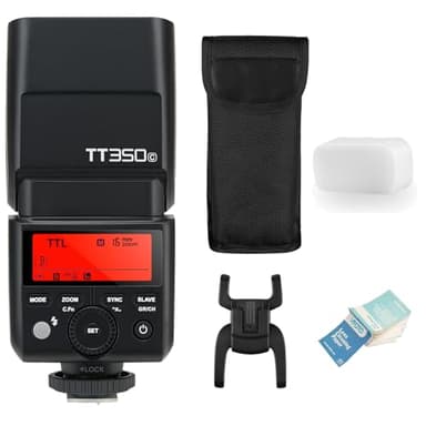 Godox TT350C Flash Thinklite TTL Speedlite 2.4 G HSS 1/8000s GN36 Compatibile con Canon 5D Mark III 80D 7D 760D 60D 600D 30D 100D 1100D