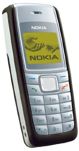 Nokia 1110i Unlocked, Black (DualBand GSM 900/1800)