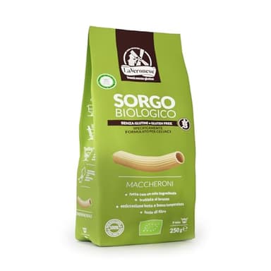 La Veronese | Pasta Senza Glutine, Maccheroni di Sorgo Deorticato BIO, Essiccazione Lenta e a Bassa Temperatura, 250g