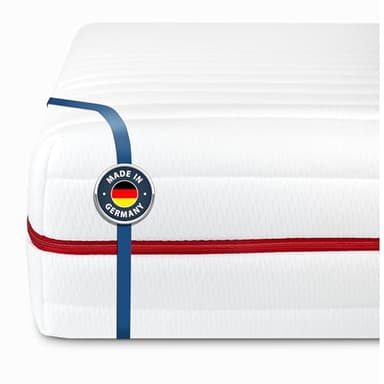 BMM Classic 19 Materasso 160x200 cm, rigidità H5 Ultra Rigido, materasso in schiuma fredda, materasso ergonomico a 7 zone, altezza 19 cm.