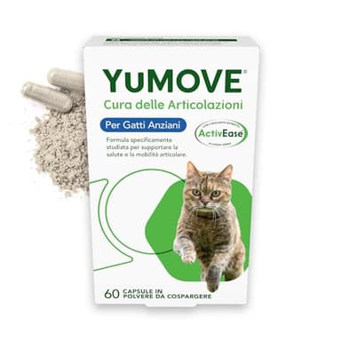 YuMOVE Joint Care Integratore Articolazioni per Gatti Anziani 8+ anni, 60 Compresse, Supporta la Mobilità e Rinforza le Articolazioni, con Glucosamina, Condroitina e Acido Ialuronico