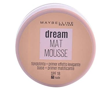 Maybelline New York Dream Mat Mousse Fondotinta Opacizzante in Mousse, 21 Nude