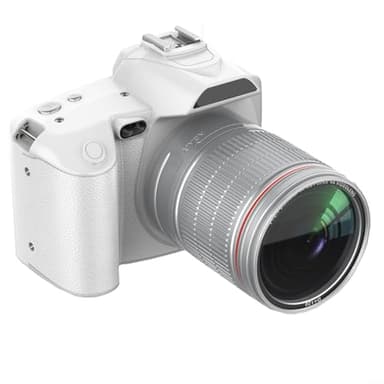 HomeVortex Fotocamera reflex digitale con doppio obiettivo, fotocamera anteriore e posteriore, zoom 16x, schermo LCD da 3,0 pollici, funzione di controllo remoto, apertura F2.7 per fotografia