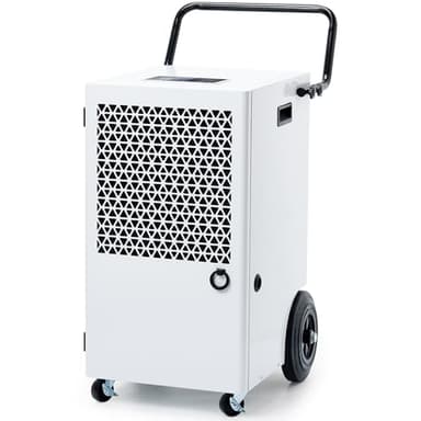 Megonia 120L/Giorno Deumidificatore Elettrico a Compressore: Deumidificatore Professionale con Pompa e Tubo di Scarico, Zona 300m²/600m³ Deumidificatori, Timer 24H, Controllo Dell'Umidità