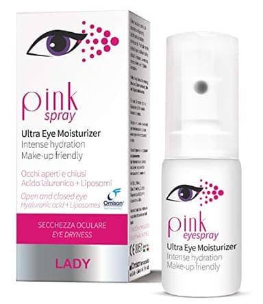 Pink Spray Lady - Idratante Oculare Spray con Acido Ialuronico e Liposomi - 10 Ml