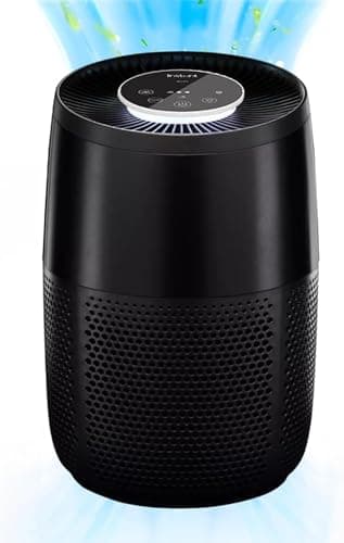 Avilia - Purificatore d’Aria 3 in 1 con Filtro HEPA e Ioni Plasma per Assorbi Odori per Ambienti, Contro Polline e Allergeni, Neutralizza Fumo, Muffa e Odori in Cucina, Modalità Notte Silenziosa