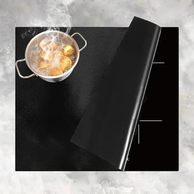 52x60cm Tappetino Protettivo per Piano Cottura a Induzione,Antiscivolo tappetino protettivo per piano cottura a induzione in silicone (magnetico),Riutilizzabile Copri Piano Induzione Protezione
