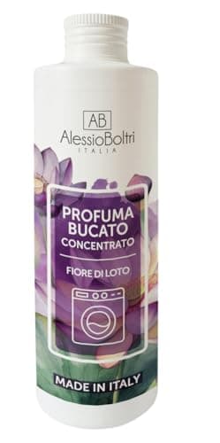 AlessioBoltri | Deo Bucato Fiori di Loto - Profumatore Concentrato 400 ml per Lavatrice