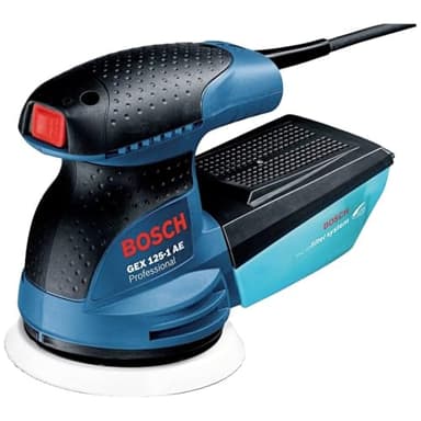 Bosch Professional Levigatrice Rotoorbitale Gex 125-1 Ae (Platorello da 125 Mm, Motore da 250 Watt)
