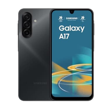 Samsung Galaxy A17, 3 anni di Garanzia del produttore, Android 15, Display Super AMOLED 6.7", 8GB RAM, 256GB, Batteria 5.000 mAh, Resistenza IP54, Memoria espandibile, Black [Versione Italiana]