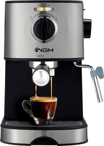 NGM CM6826E - Macchina Caffè, con Cialde e Caffè Macinato, per 1/2 Tazze