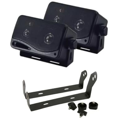 KIT SET PER PYRAMID 2022SX 2 casse black bass reflex da 15 cm a 3 vie da 200 watt rms e 400 watt max a coppia per interni auto camper casa locali commerciali pub bar hotel, a coppia + staffe omaggio