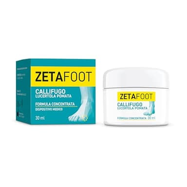 Zetafoot Callifugo Lucertola, Pomata Concentrata, Dispositivo Medico per Calli e Duroni, Tubo 30 ml