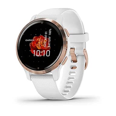 Garmin 010-02429-13 Smartwatch per Donna, Display Amoled, Rose Gold White, 40 mm