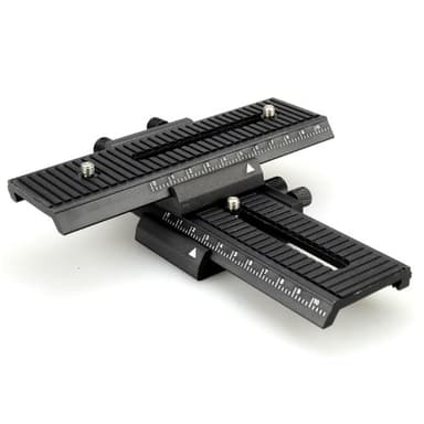 DSLRKIT - 4 way macro messa a fuoco rail slider treppiede per fotocamere digitali SLR, nuova versione aggiornata