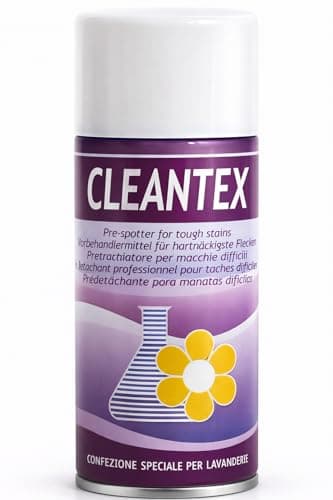 Rampi Cleantex Smacchiatore Bucato Professionale Spray Smacchia Rimuove Macchie Intense Difficili Vestiti Prodotti Lavatrice Lavanderia 400ml
