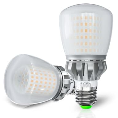 JIUYUAN Lampadina LED E27, 27W (Equivalenti a 250W) 3000K Luce Bianca Calda 3760 Lumen, Lampadine E27 LED A60, Angolo del Fascio di 360 Gradi, Non Dimmerabile, Lampada LED, Pacco da 2