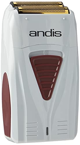 Andis TS-1 17240 Pro Foil Lithium Titanium Foil Shaver, con/senza fili, rasoio senza fili per una rasatura perfetta con caricabatterie, grigio