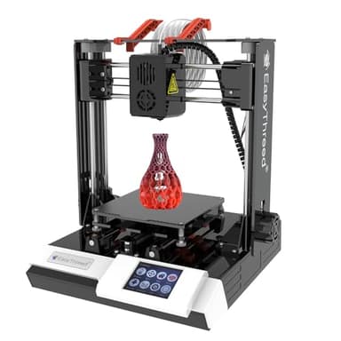 YIWEOG Stampante 3D K6 Plus Macchina da stampa desktop FDM 150x150x150mm/5,9x5,9x5,9 pollici Dimensioni di stampa Piattaforma rimovibile con controllo touchscreen Stampa con scheda TF/connessione