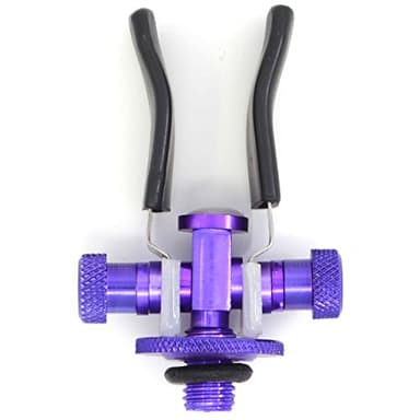 Phoxinus - Supporto reggicanne in alluminio anodizzato, regolabile, per adattarsi a quasi tutte le canne, poggia canne da pesca, picchetti, ecc., ideale per carpfishing, pesca al pesce bianco, match fishing, ecc., Purple
