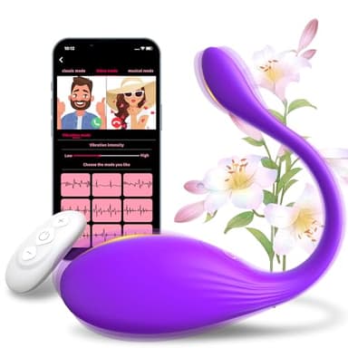 Ov𝚎tto Vîbrànte Donnà Telecômándo a Distanza con APP 10 Modalità Vîbràtoréper Donnà Clotoride Vîbràtoréper Donnà Pîccolo Séxytoysys Donnà ko005