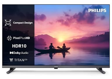 Philips 40PFS6000 HD LED Smart TV - Display 40’’ con Pixel Plus, piattaforma Titan OS e Dolby Digital Sound - Funziona con Alexa e Google Voice Assistant