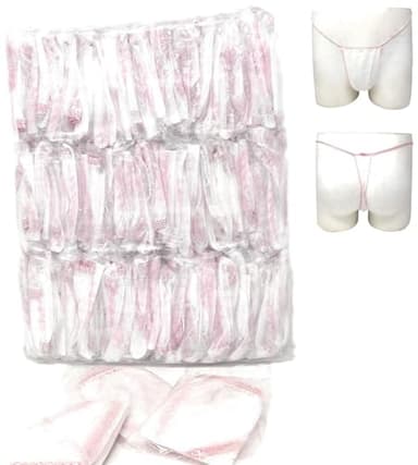 AQASKIN Tanga Donna Monouso in TNT, Slip USA e Getta, Perizoma Mutanda per Spa, Centro Benessere, Estetista, Bianco, Quantità: 100 pz - 200 pz - 400 pz - 1000 pz. (Quantità 100pz)