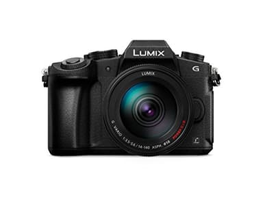 Panasonic LUMIX DMC-G81HAEGK - Videocamera 4K con obiettivo MFT da 14-140 mm, 16 MP, Dual I.S, ibrido a contrasto AF, fotocamera 4K, colore: Nero
