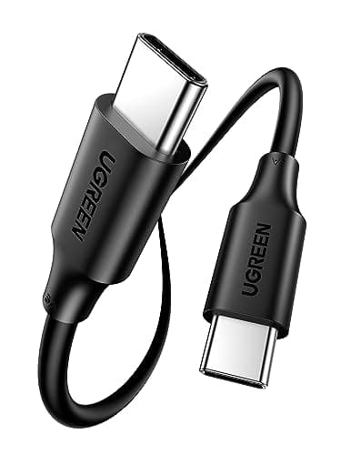 UGREEN 100W Cavo USB C, Cable Type C PD 3.0 Ricarica Rapida 20V/5A Compatibile con iPhone 15 Plus Pro Max, MacBook Air, iPad, Galaxy S24 Ultra/S23/S22/S21, Tablet. 0,5M