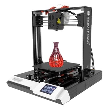 Jemora Stampante 3D K8 plus Macchina da stampa desktop FDM 150x150x150mm/5,9x5,9x5,9 pollici Dimensioni di stampa Piattaforma rimovibile con controllo touchscreen da 2,4'' Stampa con scheda