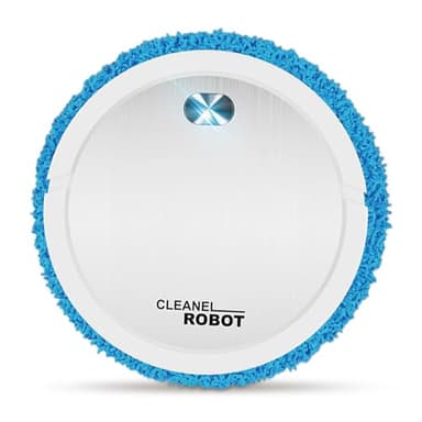 Robot aspirapolvere, Aspirapolvere robotico e pulisce i pavimenti asciutti e bagnati, funzione di umidificazione intelligente per rimuovere i peli di animali domestici e i pavimenti duri (bianco)