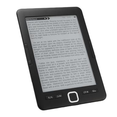 E Reader, Reader Ebook Portatile da 6 Pollici Incorporato 8G Memory, Eye Friendly Electronic Book Reader Supporta più Formati di Immagini di Testo